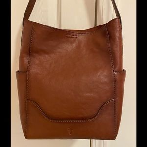 FRYE Leather Side Pocket Hobo